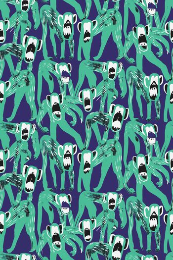 568058-猴子猴年华亿平台猩猩动物组合潮牌休闲时