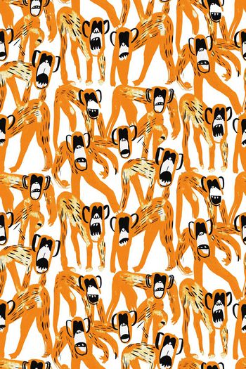 568060-猴子猴年华亿平台猩猩动物组合潮牌休闲时