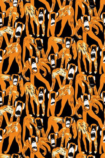 568063-猴子猴年华亿平台猩猩动物组合潮牌休闲时