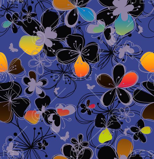 手绘感印花华亿平台图片