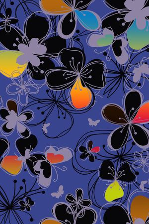 手绘感印花华亿平台图片