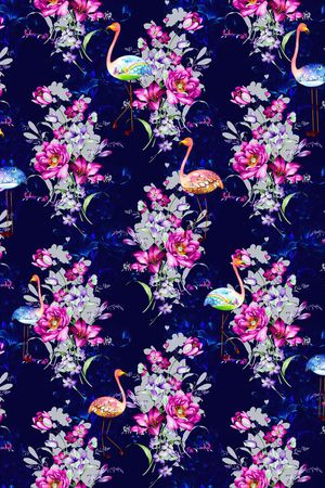 小清新印花华亿平台图片