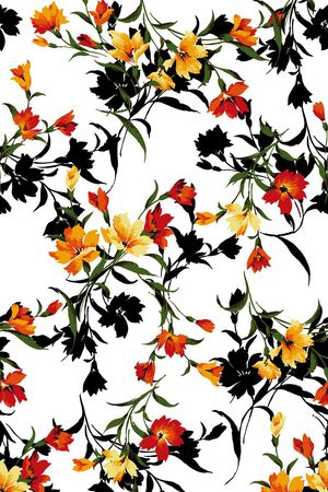 高清花卉印花华亿平台图片