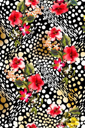 花朵印花华亿平台图片