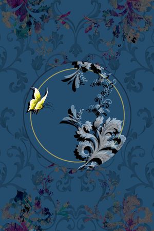 欧式花纹印花华亿平台图片