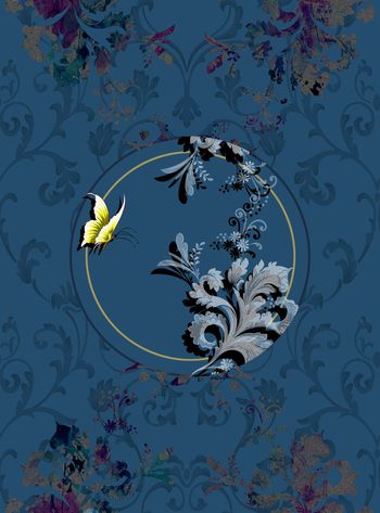 欧式花纹印花华亿平台图片