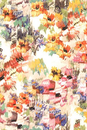 抽象花卉印花华亿平台图片