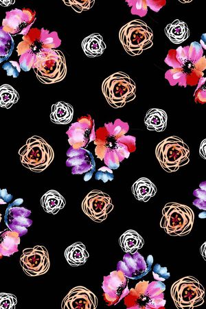 休闲风印花华亿平台图片