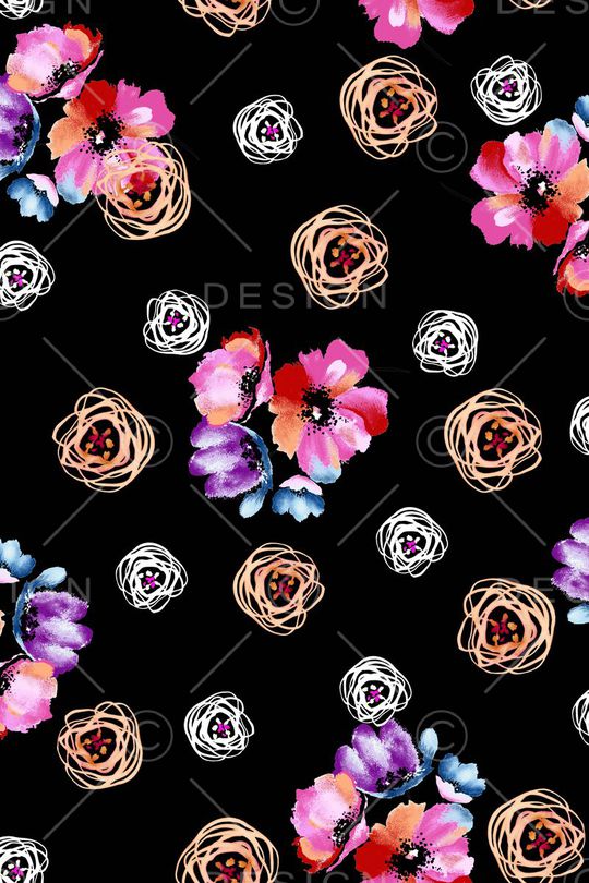 休闲风印花华亿平台图片