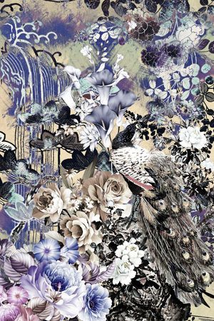 抽象印花华亿平台图片