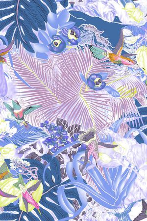 抽象印花华亿平台图片