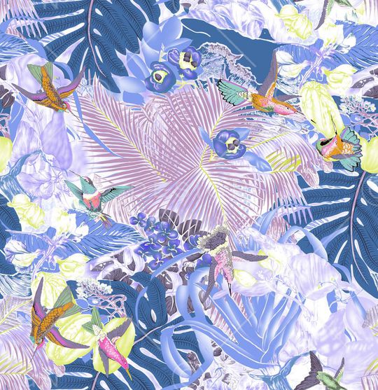 抽象印花华亿平台图片