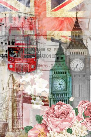 欧式 复古 英伦印花华亿平台图片