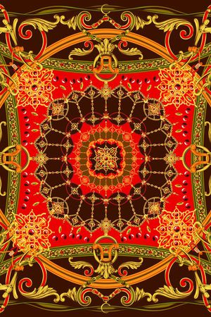 欧式宫廷风印花华亿平台图片