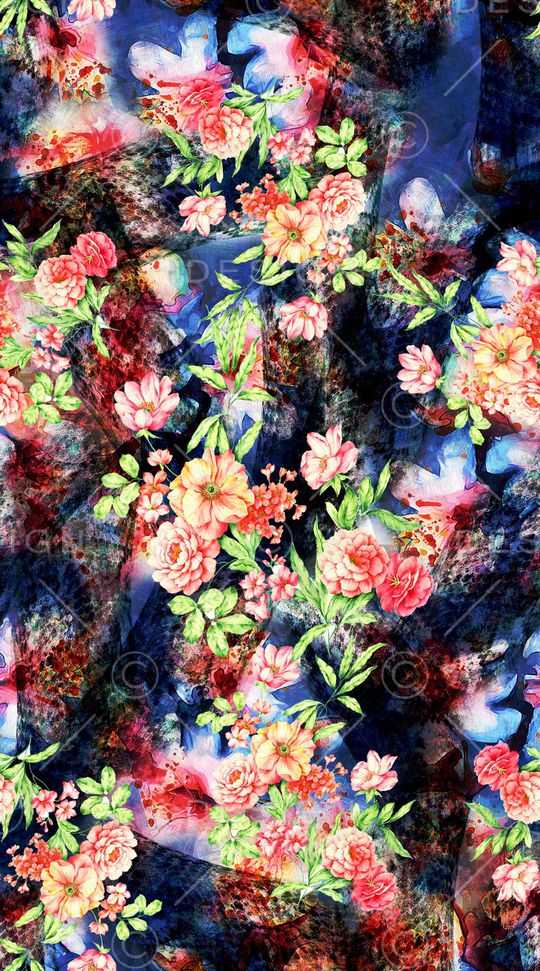 创意服装面料印花华亿平台图片