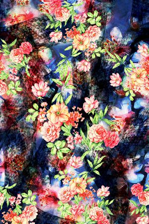 创意服装面料印花华亿平台图片