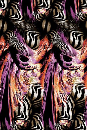 豹纹印花华亿平台图片