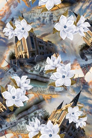 欧式印花华亿平台图片