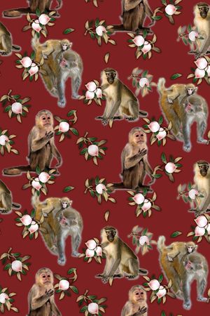 潮流时尚印花华亿平台图片