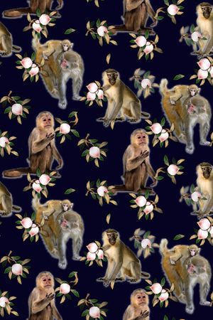 潮流时尚印花华亿平台图片