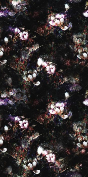 568654-复古男装抽象荷花