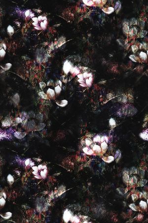 复古花卉印花华亿平台图片