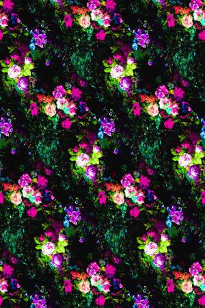 彩色花卉 抽象底纹 男女装家纺 印花图案印花华亿平台图片