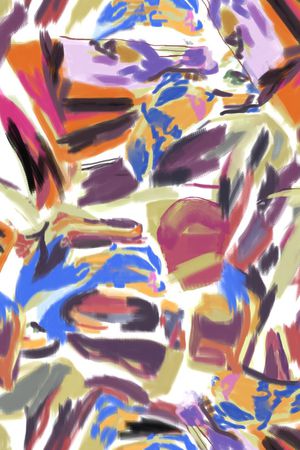 不规则几何印花华亿平台图片