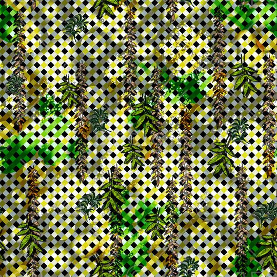 不规则几何印花华亿平台图片