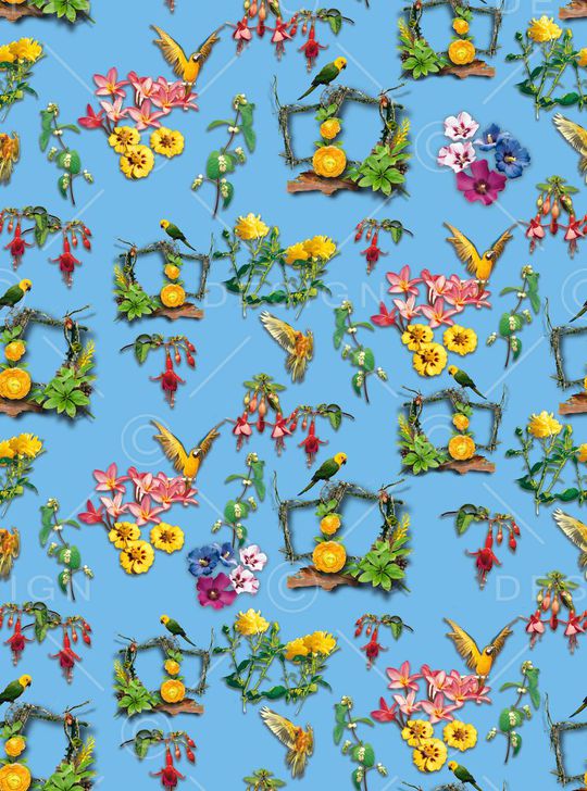 潮流时尚印花华亿平台图片