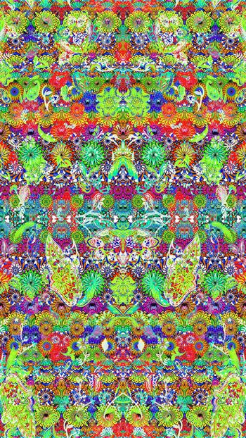 568902-亮色几何古典花纹组合