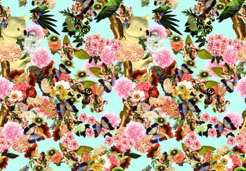 568927-抽象花卉 动物花朵