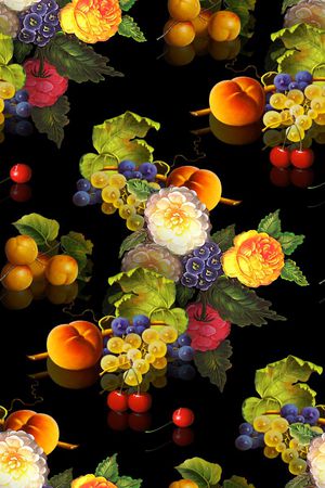 复古印花华亿平台图片