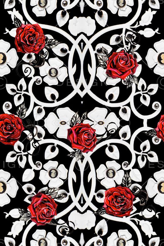 欧式花纹印花华亿平台图片