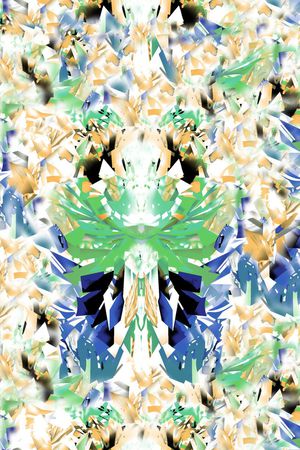 抽象印花华亿平台图片