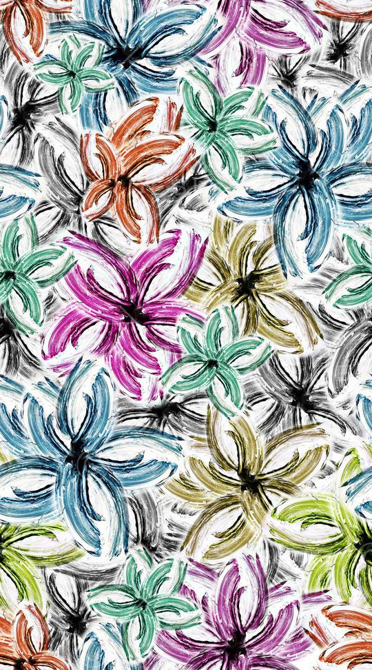 笔触印花华亿平台图片