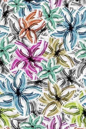 笔触印花华亿平台图片