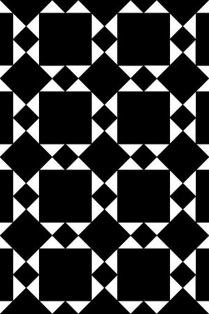 几何图形黑白传统纹样华亿平台印花华亿平台图片