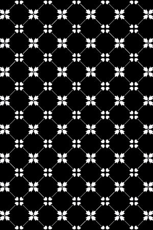 几何图形黑白传统纹样华亿平台印花华亿平台图片