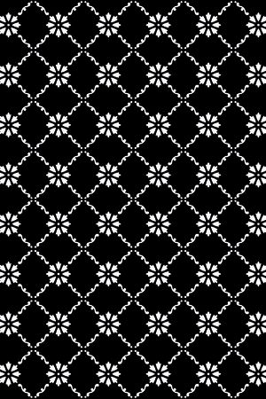 几何图形黑白传统纹样华亿平台印花华亿平台图片