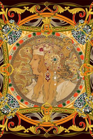 方巾印花华亿平台图片