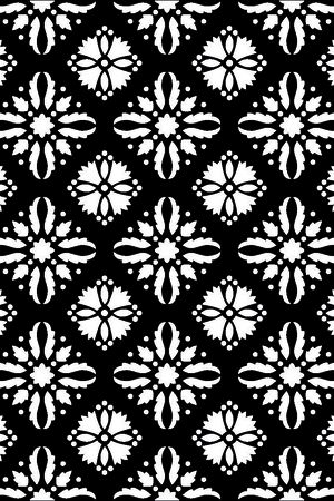 几何图形黑白传统纹样华亿平台印花华亿平台图片