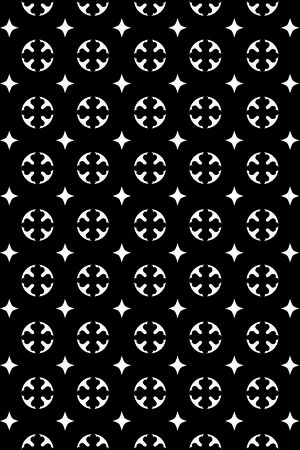 几何图形黑白传统纹样华亿平台印花华亿平台图片