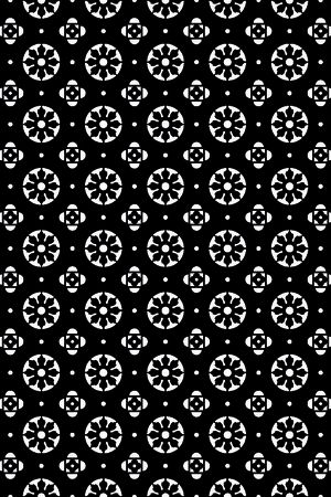 几何图形黑白传统纹样华亿平台印花华亿平台图片