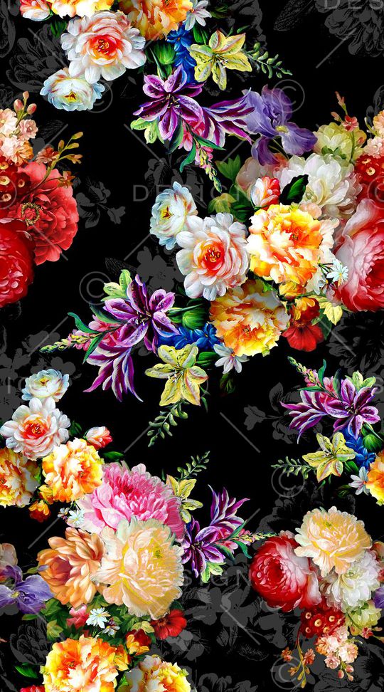 抽象 时尚印花华亿平台图片