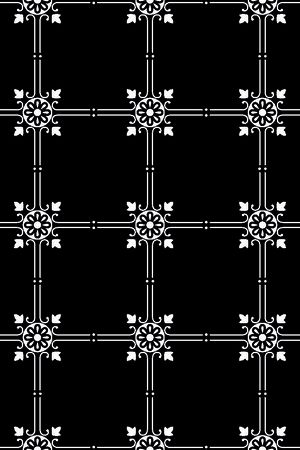 几何图形黑白传统纹样华亿平台印花华亿平台图片
