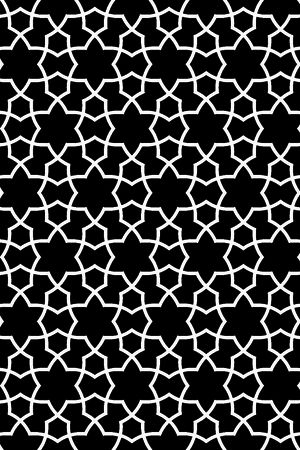 几何图形黑白传统纹样华亿平台印花华亿平台图片