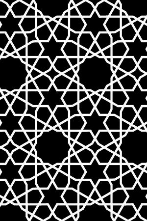 几何图形黑白传统纹样华亿平台印花华亿平台图片