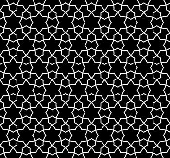 几何图形黑白传统纹样华亿平台印花华亿平台图片