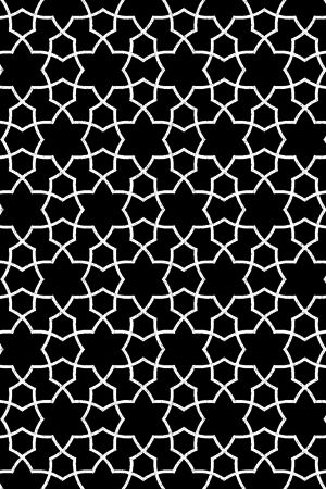 几何图形黑白传统纹样华亿平台印花华亿平台图片